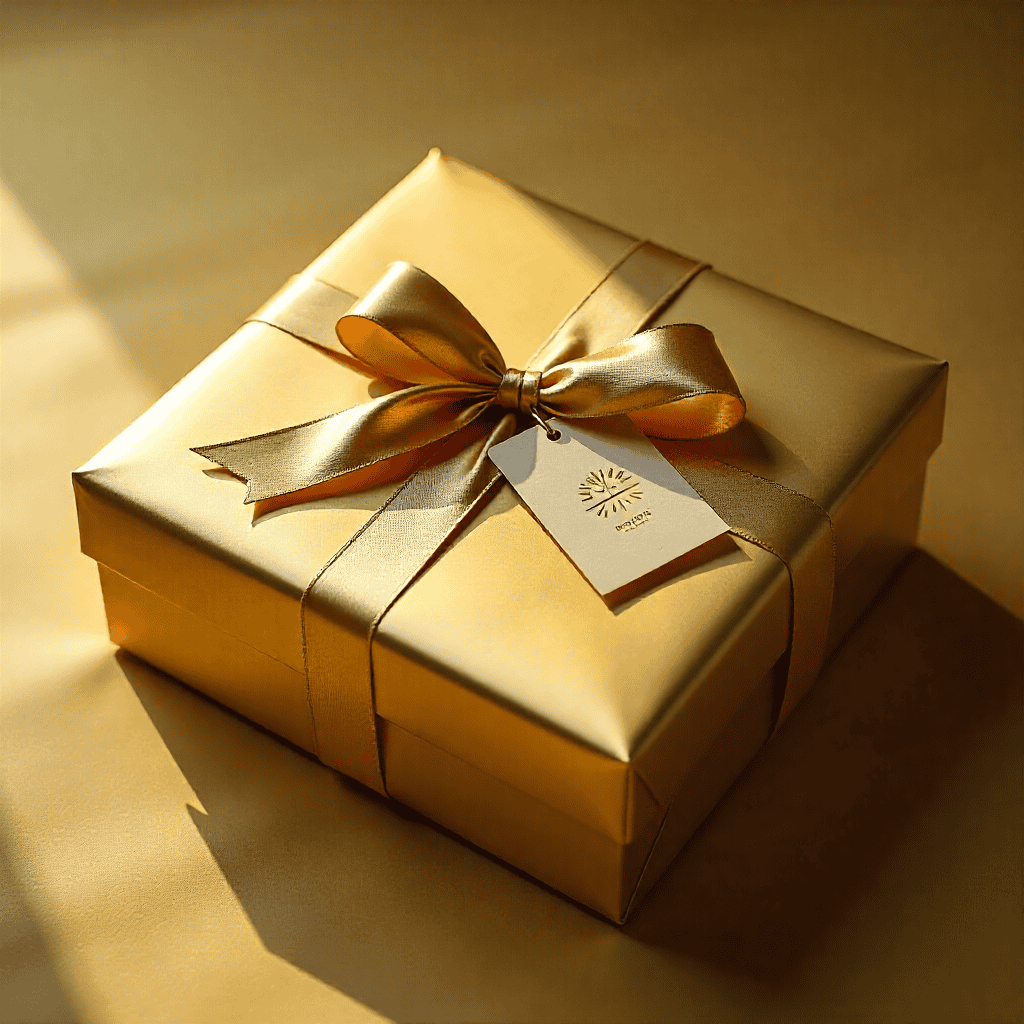 Luxury wrapped gift